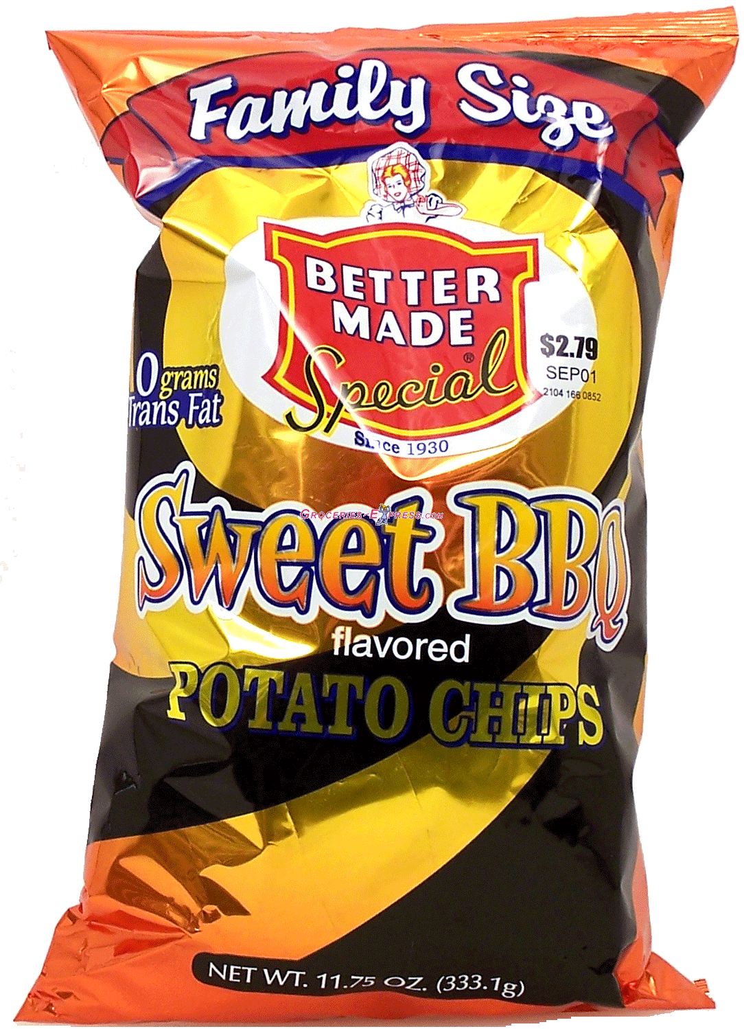 Better Made&nbsp;&nbsp;sweet bbq flavored potato chips Full-Size Picture